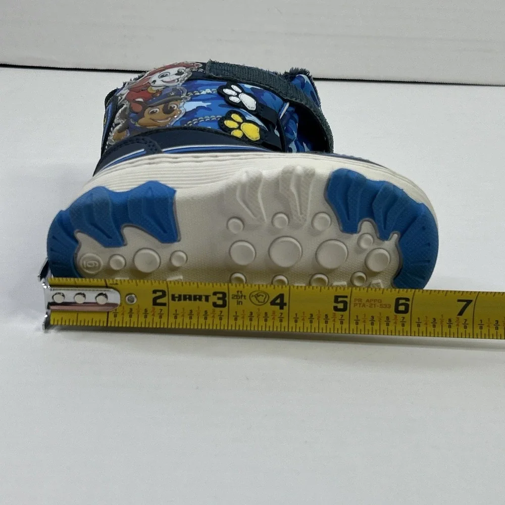 Nickelodeon Paw Patrol Chase + Marshall Dogs‎ Toddler Boys 6 Snow Boots New Blue